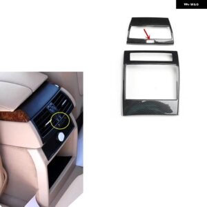 BMW X5 E70 2008-13 右ハンドル プラスチック カーボン スタイル 装飾 アクセサリー インテリア ステッカー - B Back air vent