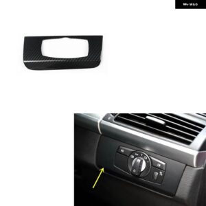 BMW X5 E70 2008-13 右ハンドル プラスチック カーボン スタイル 装飾 アクセサリー インテリア ステッカー - Light control