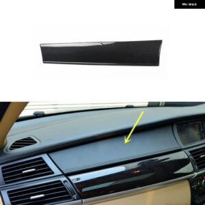 BMW X5 E70 2008-13 右ハンドル プラスチック カーボン スタイル 装飾 アクセサリー インテリア ステッカー - Storage cover