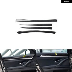 BMW 5シリーズ F10 2011-17 プラスチック カーボン スタイル 装飾 アクセサリー インテリア トリム ステッカー - Door trims