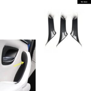 BMW 5シリーズ F10 2011-17 プラスチック カーボン スタイル 装飾 アクセサリー インテリア トリム ステッカー - Door handrail