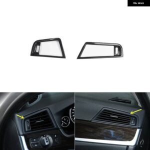 BMW 5シリーズ F10 2011-17 プラスチック カーボン スタイル 装飾 アクセサリー インテリア トリム ステッカー - Side air vents