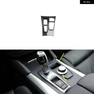 BMW X6 E71 2008-13 プラスチック カーボン スタイル 装飾 アクセサリー インテリア ギアドア トリム ステッカー - Type A Gear