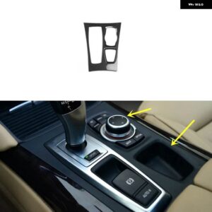 BMW X6 E71 2008-13 プラスチック カーボン スタイル 装飾 アクセサリー インテリア ギアドア トリム ステッカー - Type B Gear