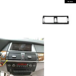 BMW X5 E70 2008-13 プラスチック カーボン スタイル 装飾 アクセサリー インテリア ギアドア トリム ステッカー - Middle air vent