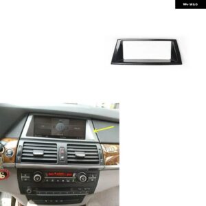 BMW X5 E70 2008-13 プラスチック カーボン スタイル 装飾 アクセサリー インテリア ギアドア トリム ステッカー - Center console