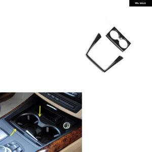 BMW X5 E70 2008-13 プラスチック カーボン スタイル 装飾 アクセサリー インテリア ギアドア トリム ステッカー - Cup frame