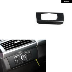 BMW X5 E70 2008-13 プラスチック カーボン スタイル 装飾 アクセサリー インテリア ギアドア トリム ステッカー - Light control
