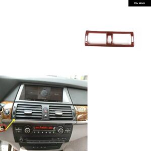 BMW X5 E70 2008-13 プラスチック 木目調 装飾 アクセサリー インテリア ギアドア トリム ステッカー - Middle air vent