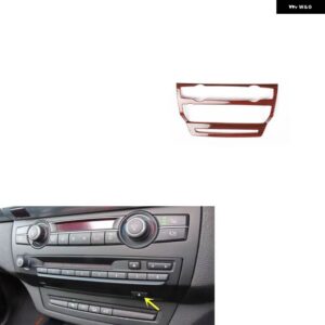 BMW X5 E70 2008-13 プラスチック 木目調 装飾 アクセサリー インテリア ギアドア トリム ステッカー - A air panel