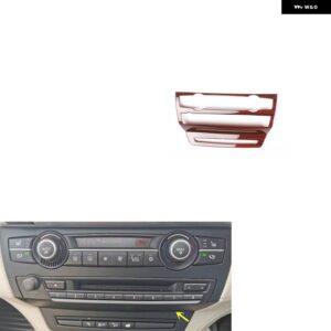 BMW X5 E70 2008-13 プラスチック 木目調 装飾 アクセサリー インテリア ギアドア トリム ステッカー - B air panel