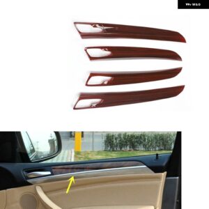BMW X5 E70 2008-13 プラスチック 木目調 装飾 アクセサリー インテリア ギアドア トリム ステッカー - Door trims