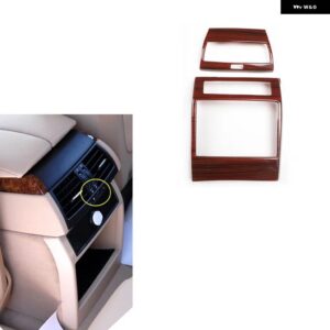 BMW X5 E70 2008-13 プラスチック 木目調 装飾 アクセサリー インテリア ギアドア トリム ステッカー - B Back air vent