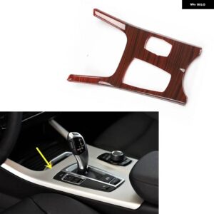 BMW X3 F25 X4 F26 2011-16 プラスチック 木目調 装飾 アクセサリー インテリア ギアドア ステッカー - AT Gear