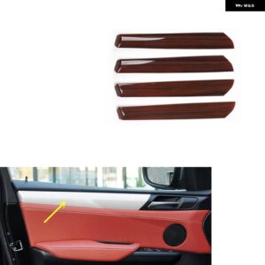 BMW X3 F25 X4 F26 2011-16 プラスチック 木目調 装飾 アクセサリー インテリア ギアドア ステッカー - Door trims