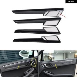 ポルシェ マカン 2014-16 プラスチック カーボン スタイル 装飾 アクセサリー インテリア ギアドア トリム ステッカー - Type B Door handle
