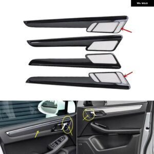 ポルシェ マカン 2014-16 プラスチック カーボン スタイル 装飾 アクセサリー インテリア ギアドア トリム ステッカー - Type C Door handle