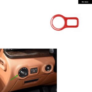 マセラティ クアトロポルテ 2013 14 15 16 17 18 19 20 21 プラスチック レッドカーボン スタイル 装飾 アクセサリー イ - Light control