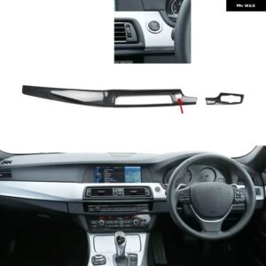 BMW 5シリーズ F10 2011 12 13 14 15 16 17 右ハンドル プラスチック カーボン スタイル 装飾 アクセサリー インテリア ステッカー - VersionA Car front