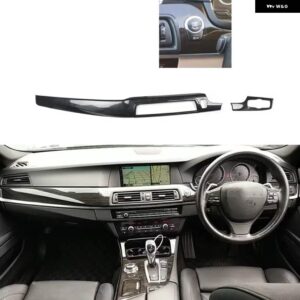 BMW 5シリーズ F10 2011 12 13 14 15 16 17 右ハンドル プラスチック カーボン スタイル 装飾 アクセサリー インテリア ステッカー - VersionB Car front