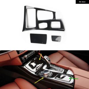 BMW 5シリーズ F10 2011 12 13 14 15 16 17 右ハンドル プラスチック カーボン スタイル 装飾 アクセサリー インテリア ステッカー - Gear