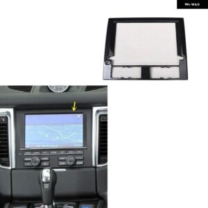 ポルシェ マカン 2014-16 右ハンドル プラスチック カーボン スタイル 装飾 アクセサリー インテリア トリム ステッカー - A Center console
