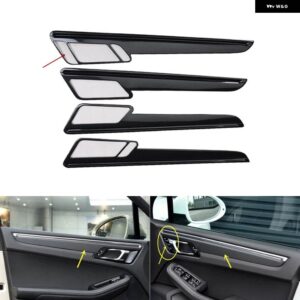 ポルシェ マカン 2014-16 右ハンドル プラスチック カーボン スタイル 装飾 アクセサリー インテリア トリム ステッカー - Type B Door handle