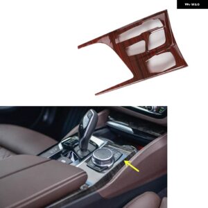 BMW 5シリーズ G30 G31 2018-23 プラスチック 木目調 装飾 アクセサリー インテリア トリム ステッカー - Gear