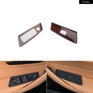 BMW 5シリーズ G30 G31 2018-23 プラスチック 木目調 装飾 アクセサリー インテリア トリム ステッカー - Windows control pane