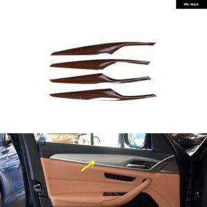 BMW 5シリーズ G30 G31 2018-23 プラスチック 木目調 装飾 アクセサリー インテリア トリム ステッカー - Door trims