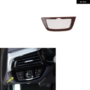 BMW 5シリーズ G30 G31 2018-23 プラスチック 木目調 装飾 アクセサリー インテリア トリム ステッカー - Light control