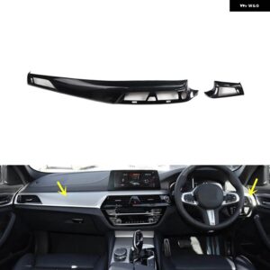 BMW 5シリーズ G30 G31 2018 19 20 21 22 23 右ハンドル プラスチック カーボン スタイル 装飾 アクセサリー インテリア ステッカー - Car front