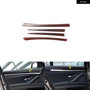 BMW 5シリーズ F10 2011-17 プラスチック 木目調 装飾 アクセサリー インテリア トリム ステッカー - Door trims