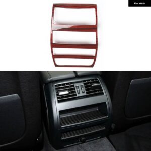 BMW 5シリーズ F10 2011-17 プラスチック 木目調 装飾 アクセサリー インテリア トリム ステッカー - A Back air vent