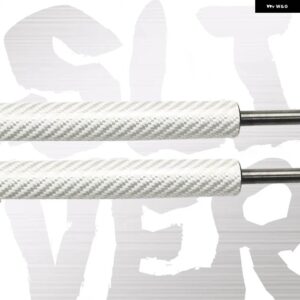 スバル 2個 リアテールゲート ダンパー フォレスター SG 2002-2008 SUV テールゲート スプリング トランク ブーツ ガス充填ガ - Sliver　Carbon　Fiber