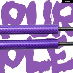 ポルシェ ボンネット ダンパー カイエン 955/957 9PA 2002-2010 ガスストラットリフト サポート フロント ボンネット - Purple Carbon Fiber