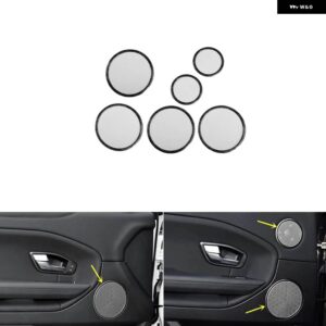 ランドローバー レンジローバー イヴォーク 2012 13 14 15 16 17 18 プラスチック 黒木目調 装飾 アクセサリー インテリア ステッカー - A Horn ring