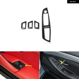 BMW M5 2012 2013 2014 右ハンドル プラスチック カーボン スタイル 装飾 アクセサリー インテリア ギアドア トリム ステッカー - Power window