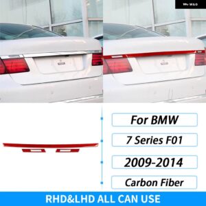 BMW 7シリーズ F01 2009-2014 カーボンリア トランク ドア パネル 装飾 ストリップ 装飾 スタイリング アクセサリー ステッカー - Light green