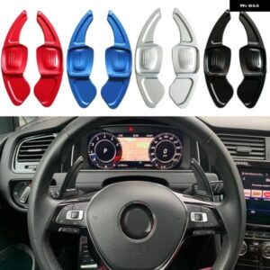 フォルクスワーゲン VW ティグアン 2017-2019 ステアリングホイール 延長 シフター シフト アルミ 合金 舵 DSG ギア シフト 2P
