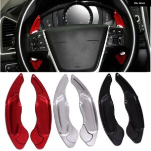 ボルボ S60 XC60 S80 XC70 V60 V40 アルミ製 リ ステアリングホイール シフト パドル シフター エクステンション ステッカー カーアクセサリー