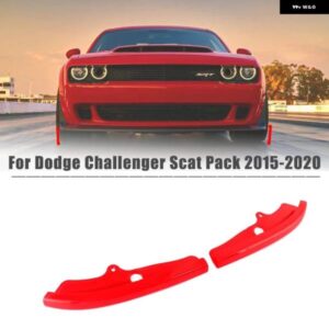 フロント バンパー リップ プロテクター カバー ダッジ チャレンジャー SRT スキャットパック 2015-2020 バンパー プロテクター ディフューザー スポイラー