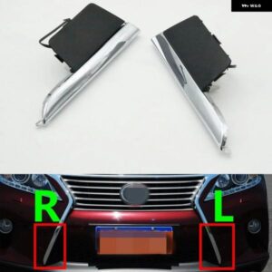 フロント バンパー 牽引フックカバー クロームモールディング ラジエーター グリル トリム レクサスRX270 RX350 RX450 Fスポーツ2012-2015