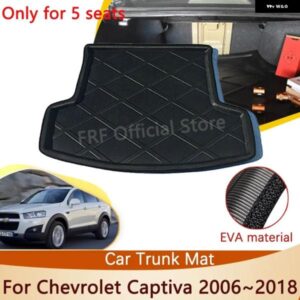 トランク マット シボレー キャプティバ 2006~2018 2013 2012 2011 2010 2007 カーアクセサリー フロアトレイ 防水 ライナー カーゴ ブーツ カーペット