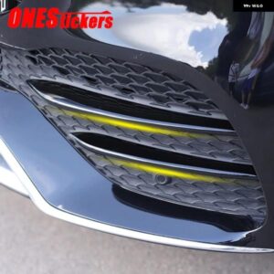 メルセデス ベンツ GLE クラス W167 V167 クーペ C167 AMG GLE53 2020-2023 車用フロント フォグランプ ストリップ エアインテーク グリル スラット トリム