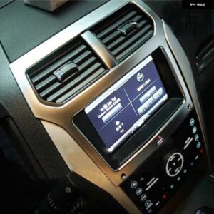 フォード エクスプローラー2011-2019カラフルミドル コンソール ナビゲーションGPS フレーム 装飾 カバー トリム カー スタイリング