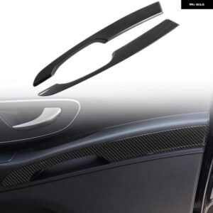 メルセデス ベンツ VITO W447 2014-2024 ABS プラスチック 製 内装 フロントドア アームレスト 装飾 ストリップ カバー トリム 2個 V クラス 以外