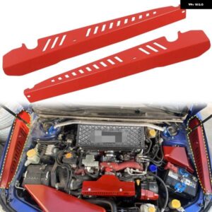 スバル WRX / WRX STI / レヴォーグ 2015-2021 カーアクセサリー アルミウィングフェンダーガーニッシュ エンジン ベイカバー トリム 1セット