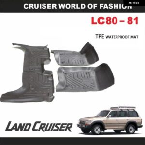 防水 フロアマット トヨタ LC80 81 ランドクルーザー カーペット TPE 厚手車用フットマット ランドクルーザー LC80 LC81 アクセサリー