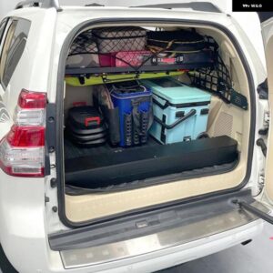 トヨタ ランドクルーザー プラド LC150 FJ150 レクサス GX460 リアブート トランク ウィンドウカーゴラックシェルフストレージ オーガナイザー モール パネ